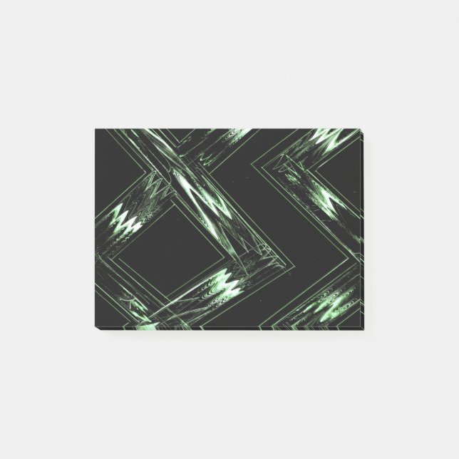 Gräs Mönster i perspektiv Post-it Block (Framsida)