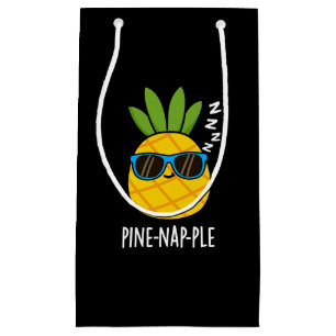 Gräs-nap-ple Funny Fruit Pineapple Pun Mörk BG