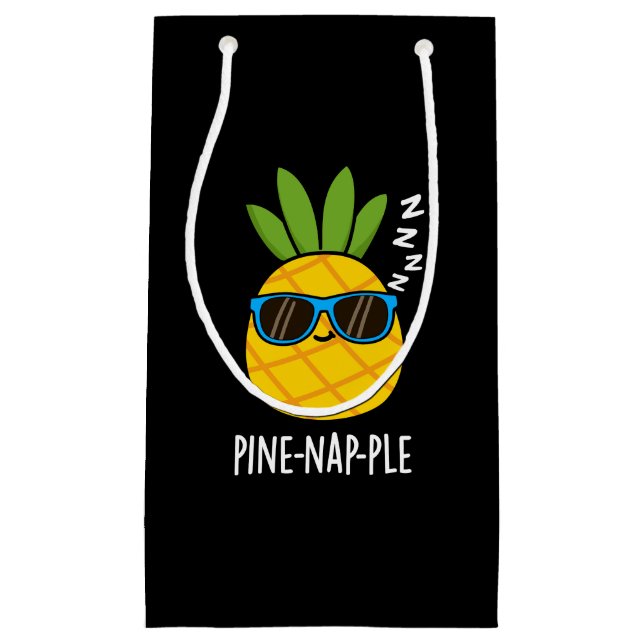 Gräs-nap-ple Funny Fruit Pineapple Pun Mörk BG (Framsidan)