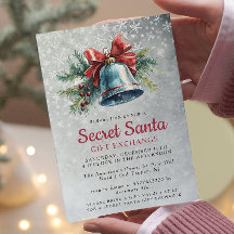 Gräs och Bell Grått Hemlig jultomten Party
