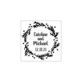 Gräs och Berries Rustic WAN | BRÖLLOP Stämpel