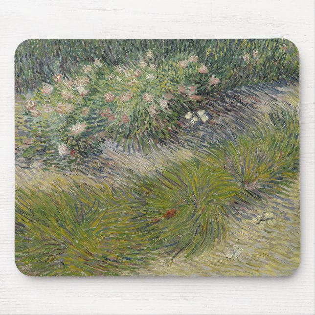 Gras och Butterflies av Vincent van Gogh Musmatta (Framsidan)