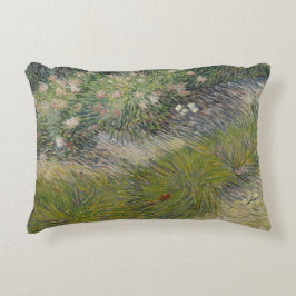 Gras och Butterflies av Vincent van Gogh Prydnadskudde