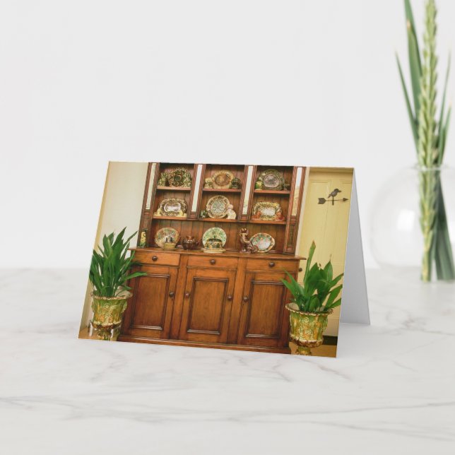 Gräs- och cederträskänk kort (Framsida)