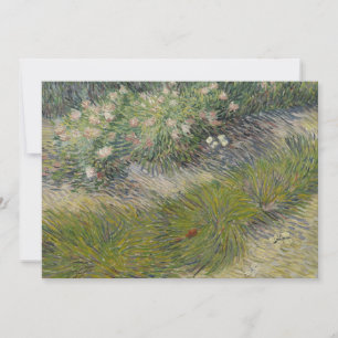 Gräs och fjärilar av Vincent van Gogh Inbjudningar