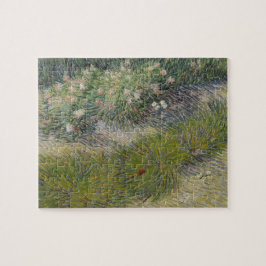 Gras och fjärilar av Vincent Van Gogh Pussel