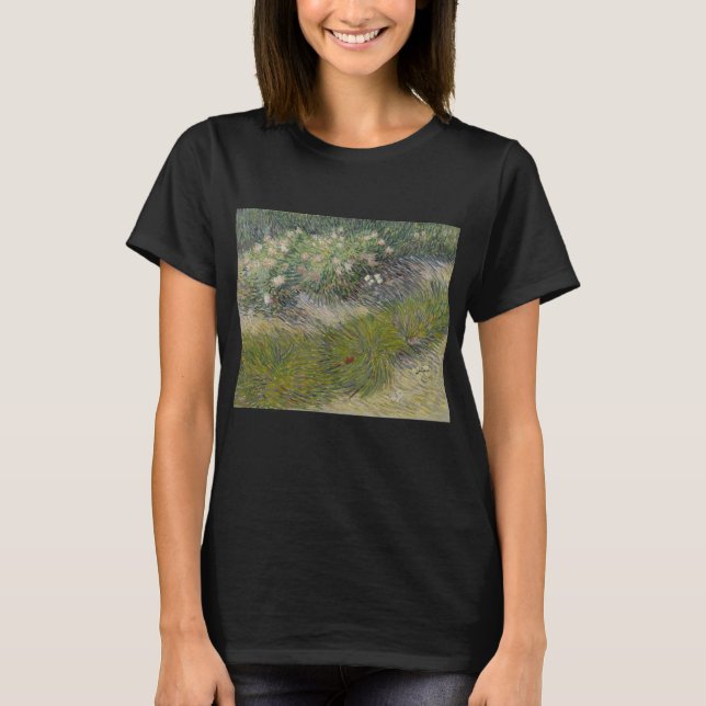 Gräs och fjärilar av Vincent van Gogh T Shirt (Framsida)