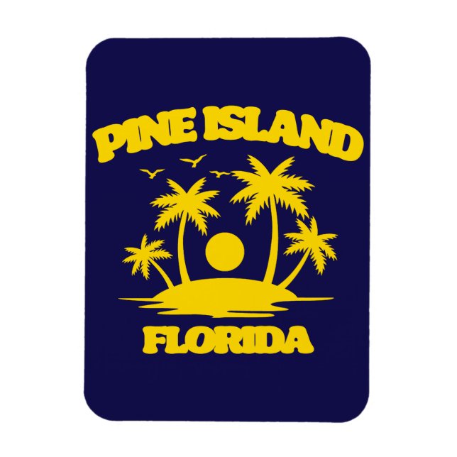 Gräs ön Florida Magnet (Vertikal)