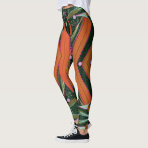 Gräs Rosett band Leggings