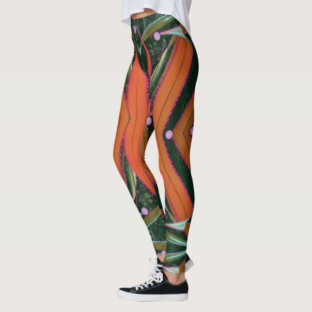 Gräs Rosett band Leggings (Vänster)