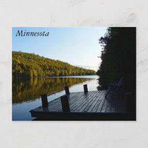 Gräs Sjö Minnesota Dockside-vykort Vykort