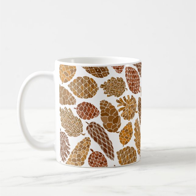 Gräs sjöar utan mönster kaffemugg (Vänster)