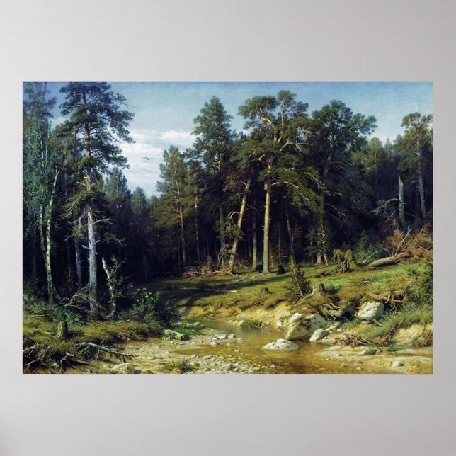 Gräs-skogen i Viatka-provinsen Poster (Framsidan)