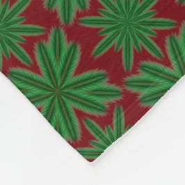 Gräs Snöflingor Garnet Fleece Blanket (3 storlekar