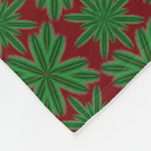 Gräs Snöflingor Garnet Fleece Blanket (3 storlekar