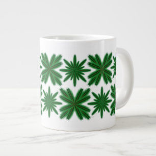 Gräs Snöflingor Jumbo Mugg
