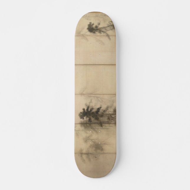 Gräs Träd av Hasegawa Tohaku 1600-talet Skateboard Bräda 20,5 Cm (Framsida)