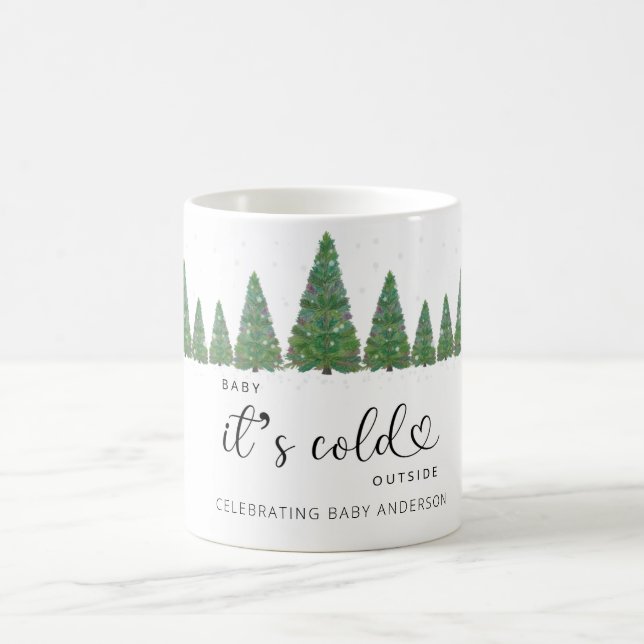 Gräs träd Baby är kallet utanför Kaffemugg (Center)