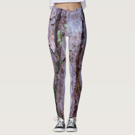 Gräs Träd Bark Leggings