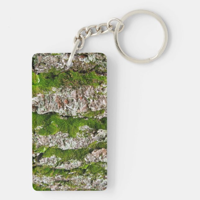 Gräs Träd Bark med Moss (Baksidan)