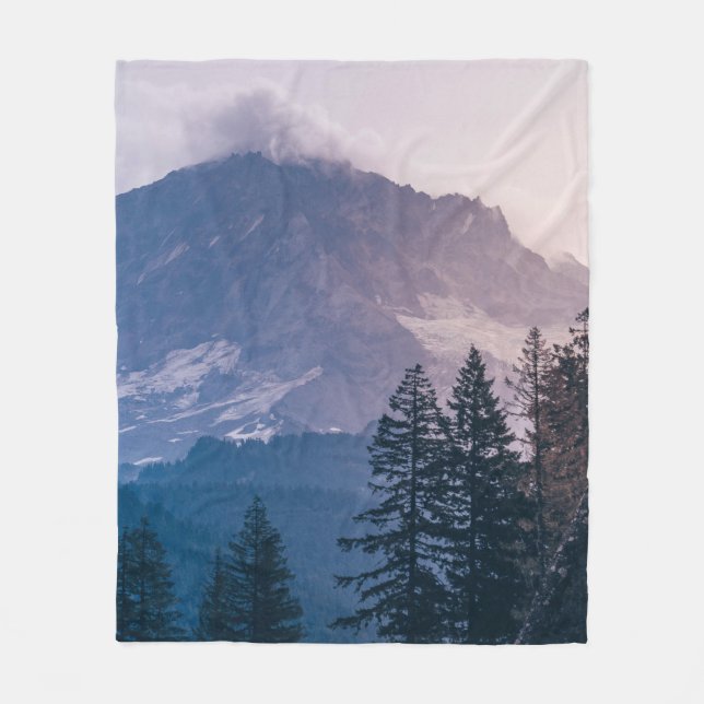 GRÄS TRÄD FLEECEFILT (Framsidan)