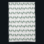 Gräs Träd Forest Mönster Simple Kökshandduk<br><div class="desc">Dekorera ditt kök med den här coola konsthandduken. Gör en underbar uppvärmning,  födelsedag eller bröllop! Du kan anpassa den och även lägga till text. Kolla min butik för mycket mer färg och mönster!</div>