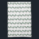 Gräs Träd Forest Mönster Simple Kökshandduk<br><div class="desc">Dekorera ditt kök med den här coola konsthandduken. Gör en underbar uppvärmning,  födelsedag eller bröllop! Du kan anpassa den och även lägga till text. Kolla min butik för mycket mer färg och mönster!</div>