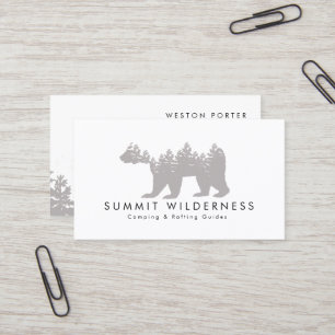 Gräs-träd Grizzlyvisitkort Visitkort