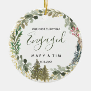 Gräs Träd har gett julklapp för prydnadsgåva Julgransprydnad Keramik