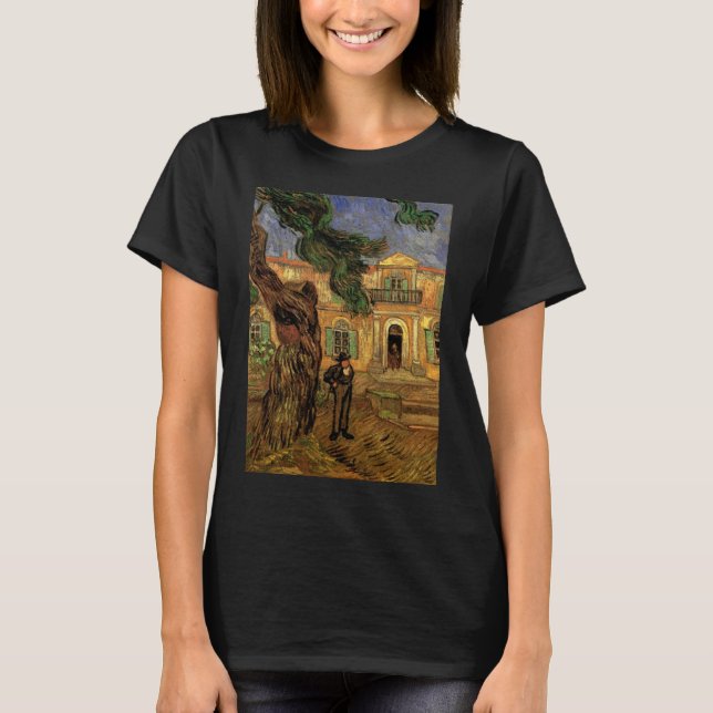 Gräs Träd i Saint-Paul av Vincent van Gogh T Shirt (Framsida)
