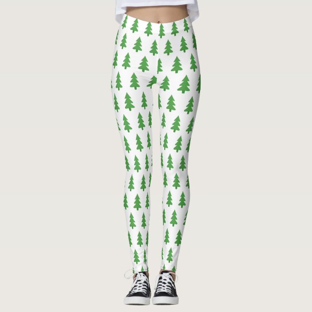 Gräs Träd Leggings (Framsida)