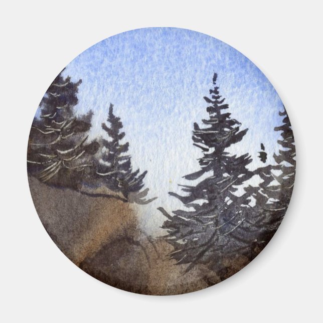 Gräs Träd Magnet (Framsidan)