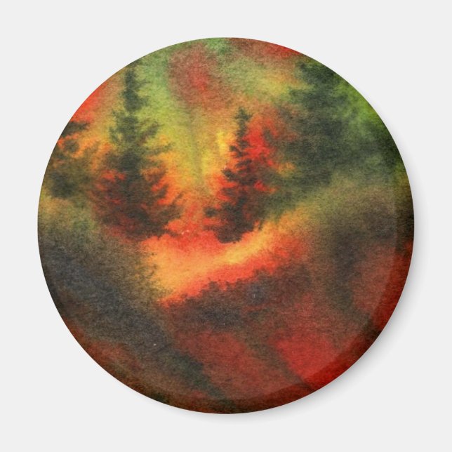 Gräs Träd Magnet (Framsidan)