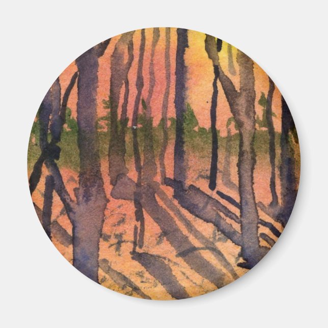 Gräs Träd Magnet (Framsidan)