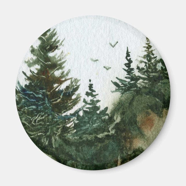 Gräs Träd Magnet (Framsidan)