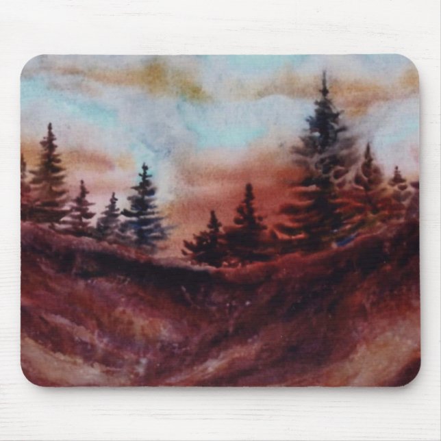 Gräs Träd Mousepad Musmatta (Framsidan)