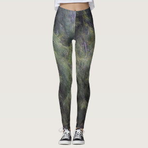 Gräs träd nål leggings