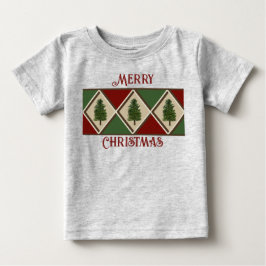 Gräs Träd och Harlequin Baby T-Shirt