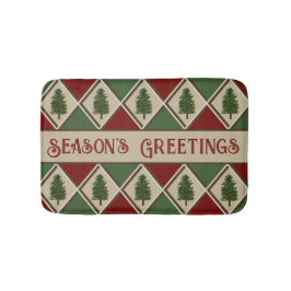 Gräs Träd och Harlequin Bath Mat Badrumsmatta