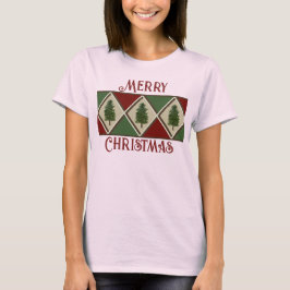 Gräs Träd och Harlequin Women's Top T Shirt