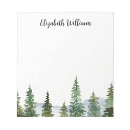 Gräs Träd Personlig Anteckningsblock