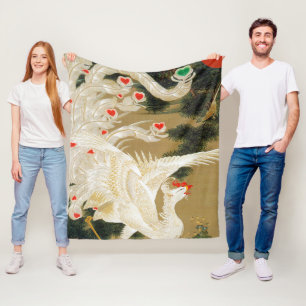 Gräs Träd & Phoenix (Kärlek Heart Phoenix), Jakuch Fleecefilt