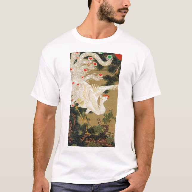 Gräs Träd & Phoenix (Kärlek Heart Phoenix), Jakuch T Shirt (Framsida)