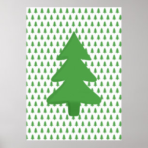 Gräs Träd Poster