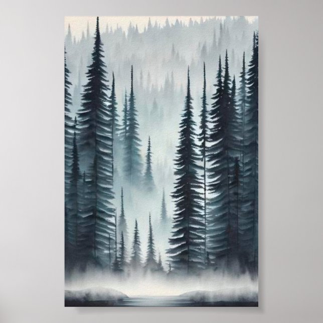 Gräs träd poster (Framsidan)