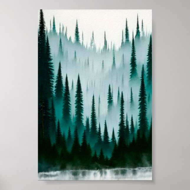 Gräs träd poster (Framsidan)