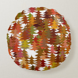 Gräs Träd Rund Kudde