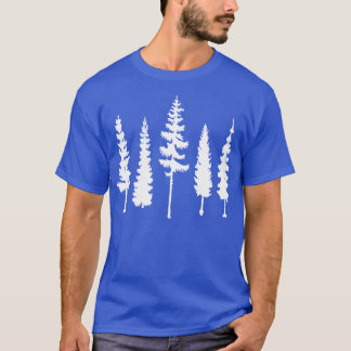 Gräs träd silhuettes t shirt
