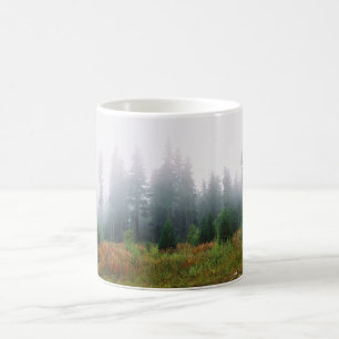 Gräs Träd Skogen Foto Mugg