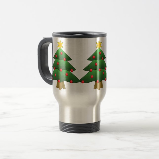 Gräs Träd Stainless Steel 15 oz Mugg (Framsida vänster)